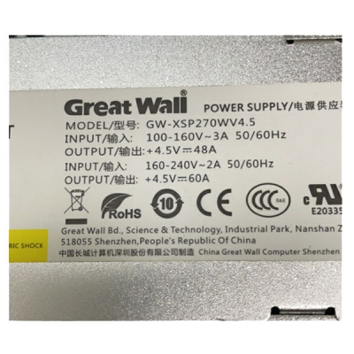 Great Wall GW-XSP270WV4.2 Series LED Power Supply